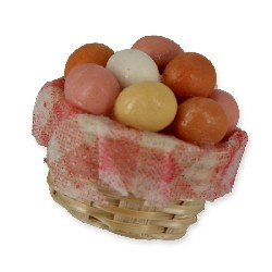panier à oeufs sans anse miniature 1:12e, Miniatures