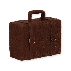 Grande valise en cuir