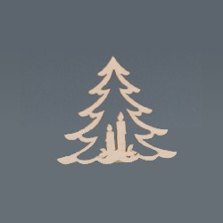 Suspension Sapin-bougie, Miniatures