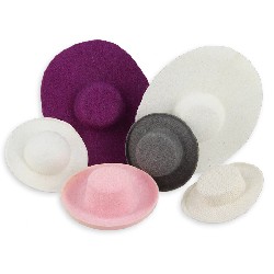 6 Chapeaux assortis miniature 1/12