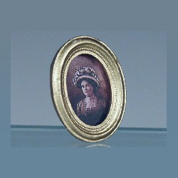 Cadre photo oval femme