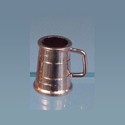 Grande chope laiton cuivré, Miniatures