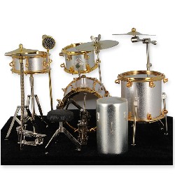 Batterie en laiton 7 pièces miniature 1/12