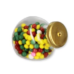Bocal à bonbons verre, Miniatures
