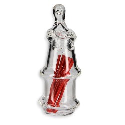 Bocal à sucre d'orge verre miniature 1/12