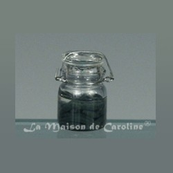 Bocal en verre: conserve haricot vert, Miniatures