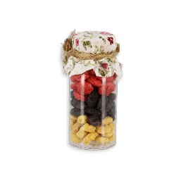 conserve de fruits secs en bocal miniature 1:12e, Miniatures