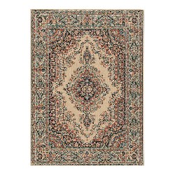 Tapis tissé Persan beige/rosé, Sol
