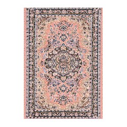 Tapis tissé Persan rosé