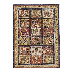 Tapis tissé Persan damier, Sol