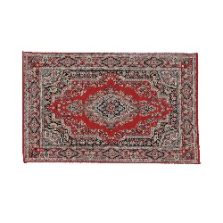 Tapis persan rouge bordeaux