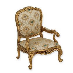 Fauteuil Louis XV or