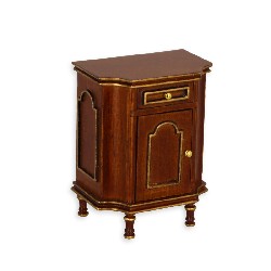 Table de nuit Louis XVI noyer-or, Meubles de collection Trianon