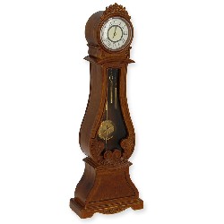 Horloge Louis Philippe noyer