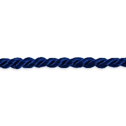Cordelette 3mm bleu foncé - 2m pour maisons de poupées 1/12