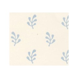 Véritable Papier peint feuilles bleues, Mur
