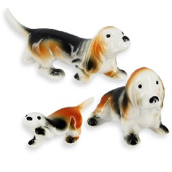 Famille Basset 3 pcs 1/12