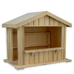 Cabane de Noël montée nature 1/12
