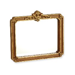 Miroir Louis XVI noyer-or