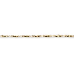 Ruban ficelle doré - 1m pour maisons de poupées 1/12