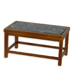 Table basse moderne noyer