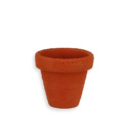Grand pot de fleur en terre cuite 1/12