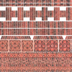 Finitions pour briques 34978 pour maisons de poupées 1/12