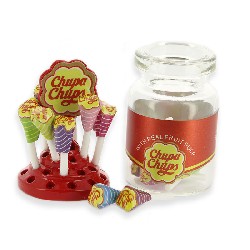 Set Chupa Chups, distributeur et sucettes