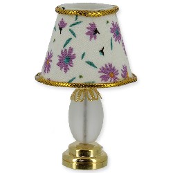 Lampe De Table LED Fleurie Rose