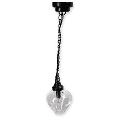 Suspension LED Noire type industriel