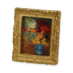 Tableau avec vitre et toile