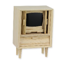 Meuble TV frêne nature