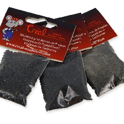 Lot de 3 sachets de sable noir, différents grains