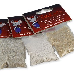 Lot de 3 sachets de gravier, différents beiges
