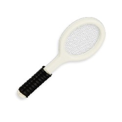 raquette de tennis blanche miniature 1/12e