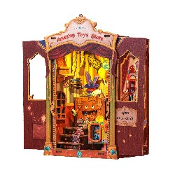 l'incroyable magasin de jouets - serre-livre pour bibliothèque - book nook