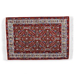 Tapis tissé persans traditionnel pour maisons de poupées 1/12