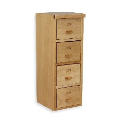 Meuble fichiers 4 tiroirs chene clair