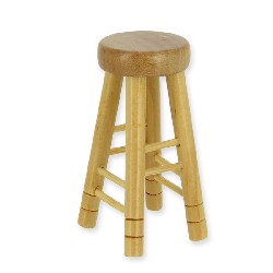Tabouret haut chene clair, Meubles