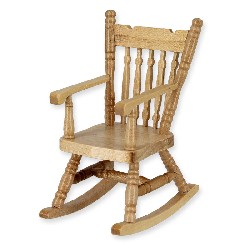 Rocking Chair chene clair, Meubles