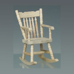 Rocking Chair non verni