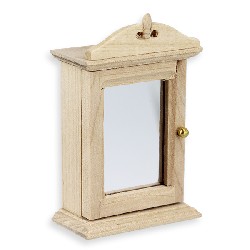 Armoire a pharmacie non vernie meuble miniature 1/12