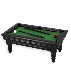 Billard noir meuble miniature 1/12
